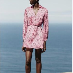 Zara Pink Floral Dress